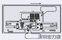 圖2：升壓電路的PCB設(shè)計示例。