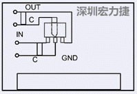 圖3：降壓電路的PCB設(shè)計示例。