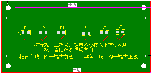 關(guān)于二極管、鉭電容的極性標(biāo)注